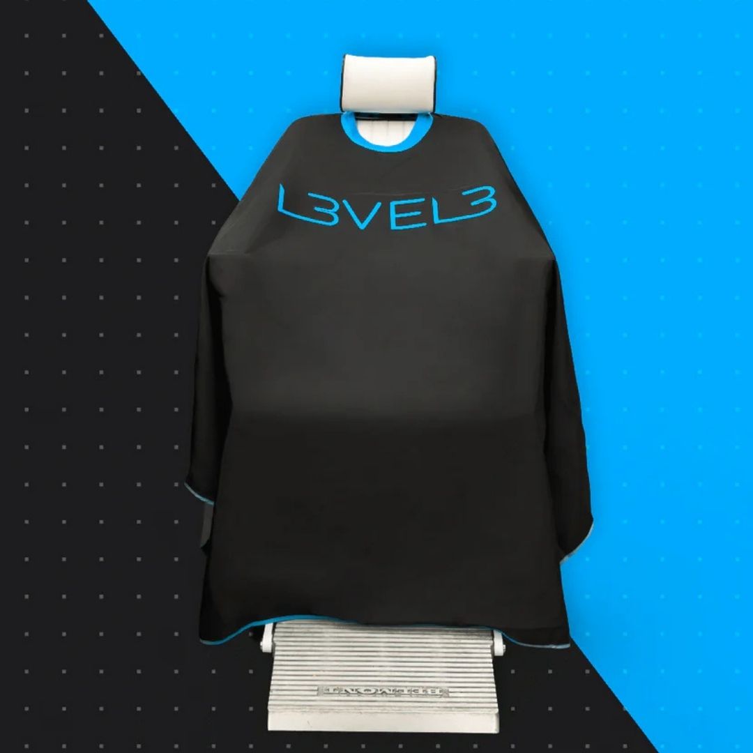 L3VEL3 Capa de Corte Profesional con Cuello de Goma