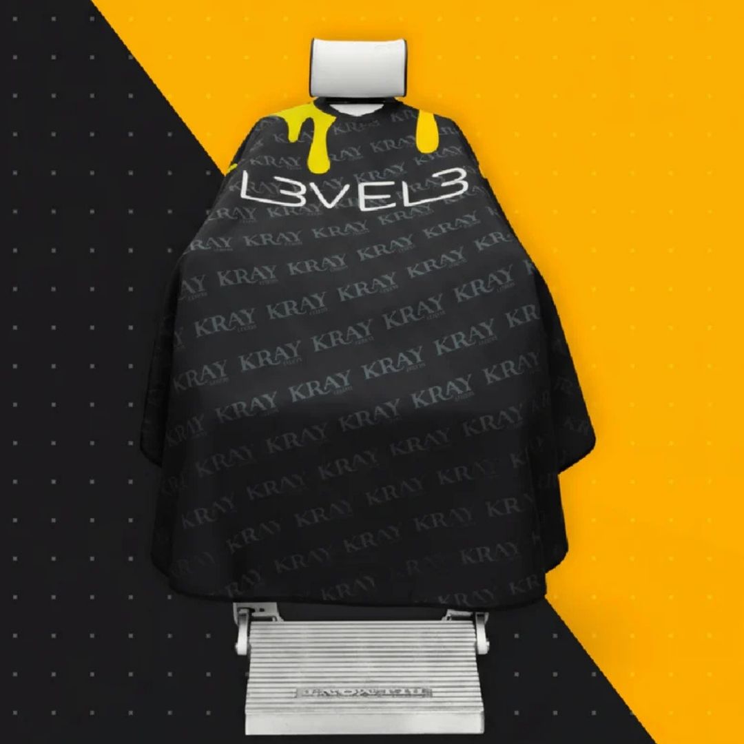 L3VEL3 Capa de Corte Profesional con Cuello de Goma