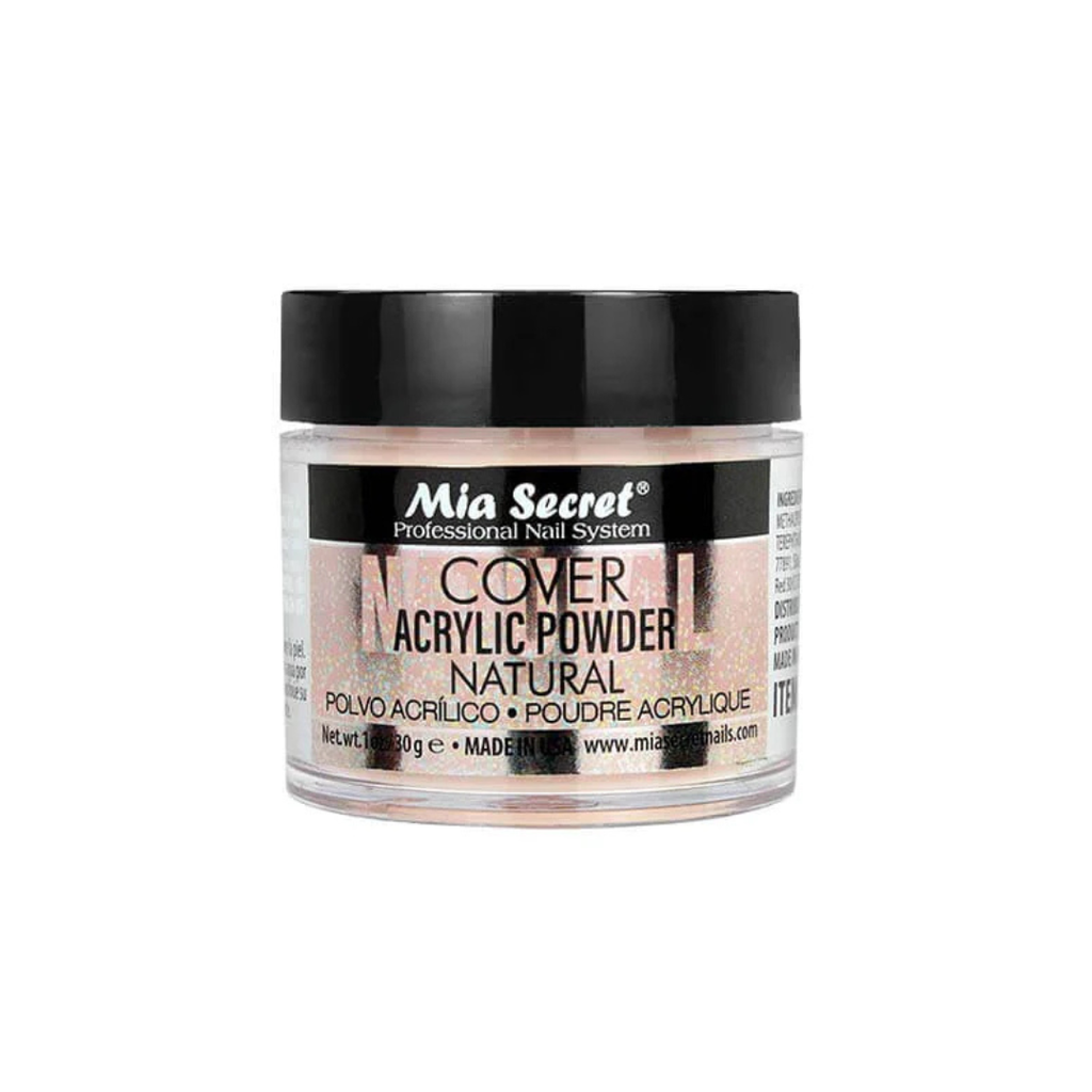 Mia Secret Cover Natural Acrylic Powder 1oz y 4oz