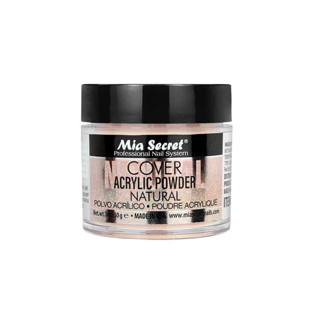 Mia Secret Cover Natural Acrylic Powder 1oz y 4oz