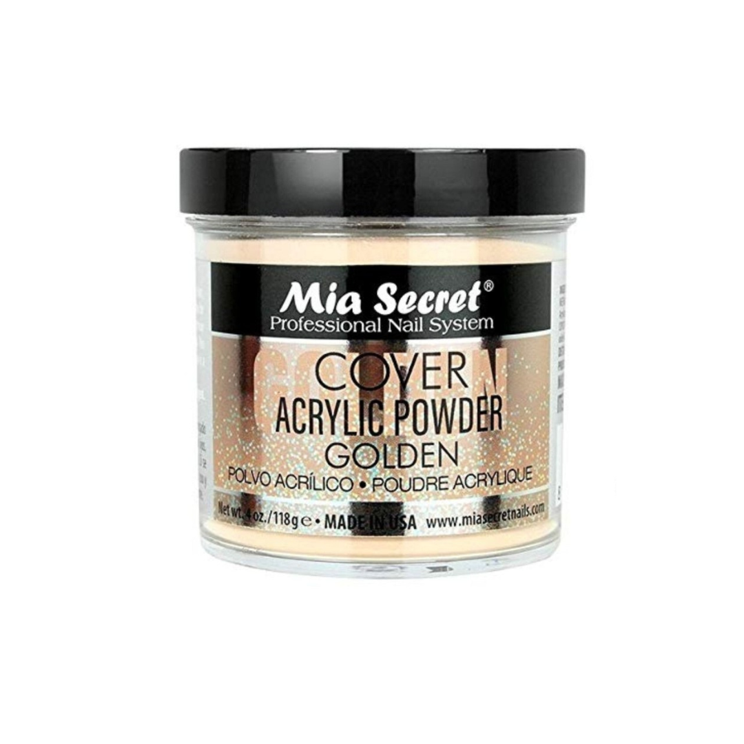 Mia Secret Cover Golden Acrylic Powder 1oz, 2oz & 4oz