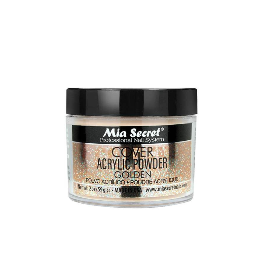 Mia Secret Cover Golden Acrylic Powder 1oz, 2oz & 4oz