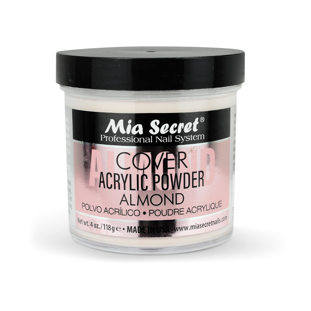 Mia Secret Cover Almond Acrylic Powder 1oz, 2oz & 4oz
