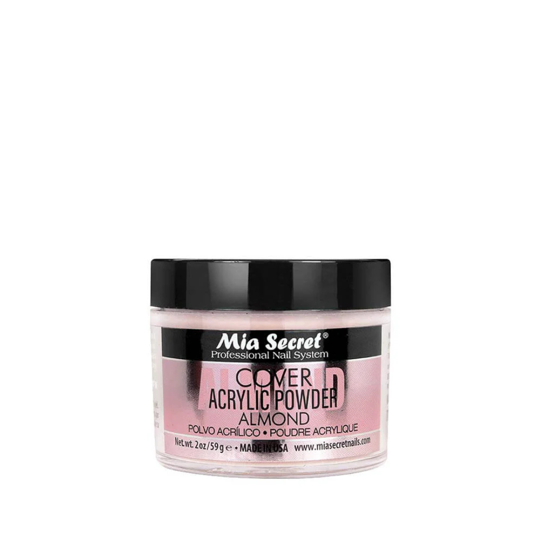 Mia Secret Cover Almond Acrylic Powder 1oz, 2oz & 4oz