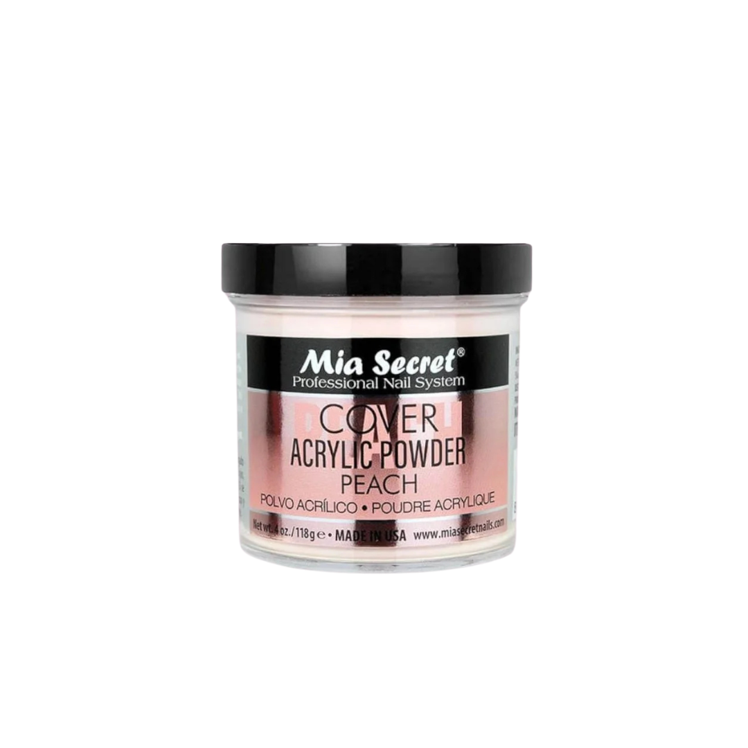 Mia Secret Cover Peach Acrylic Powder 1oz, 2oz & 4oz