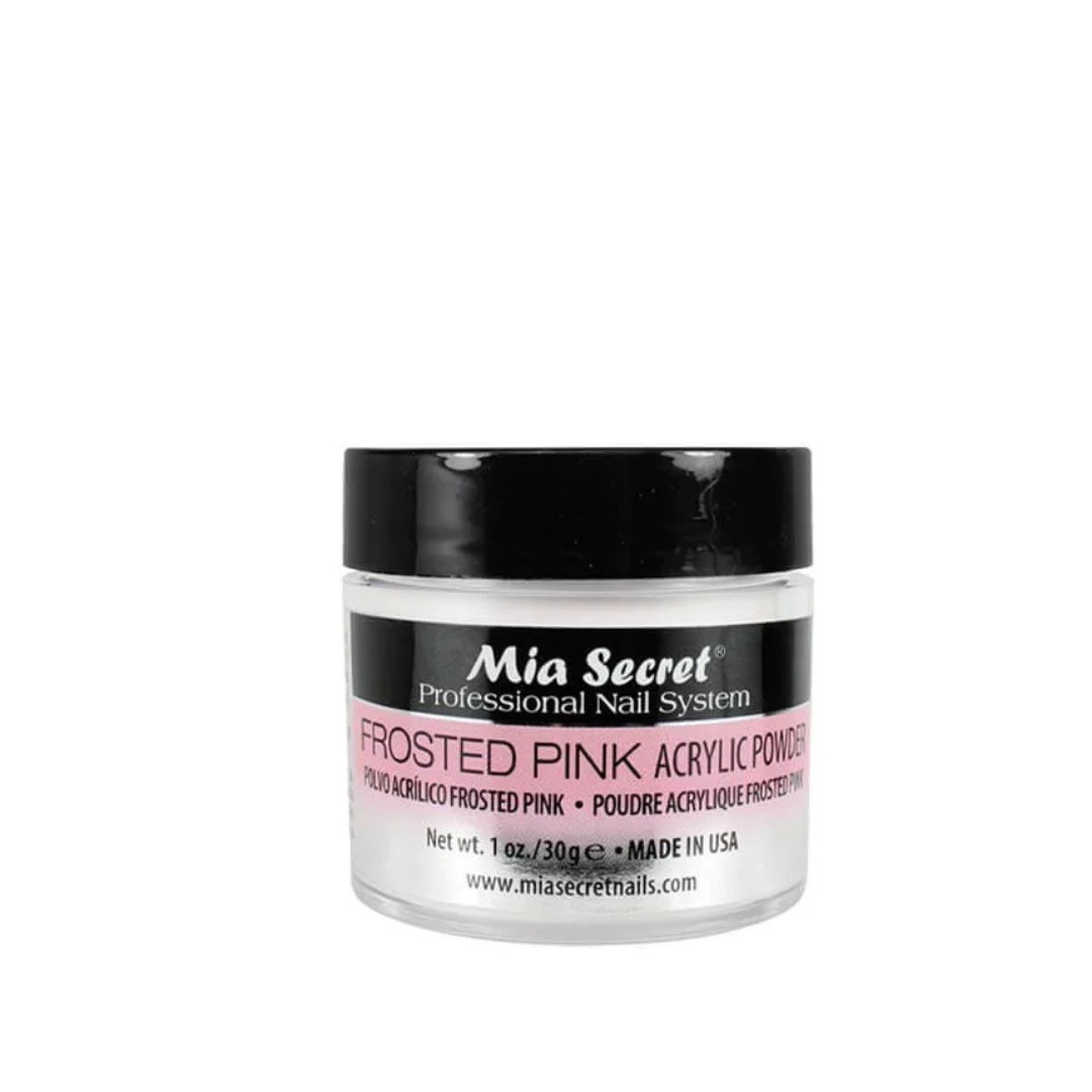 Mia Secret Frosted Pink Acrylic Powder 1oz y 2oz
