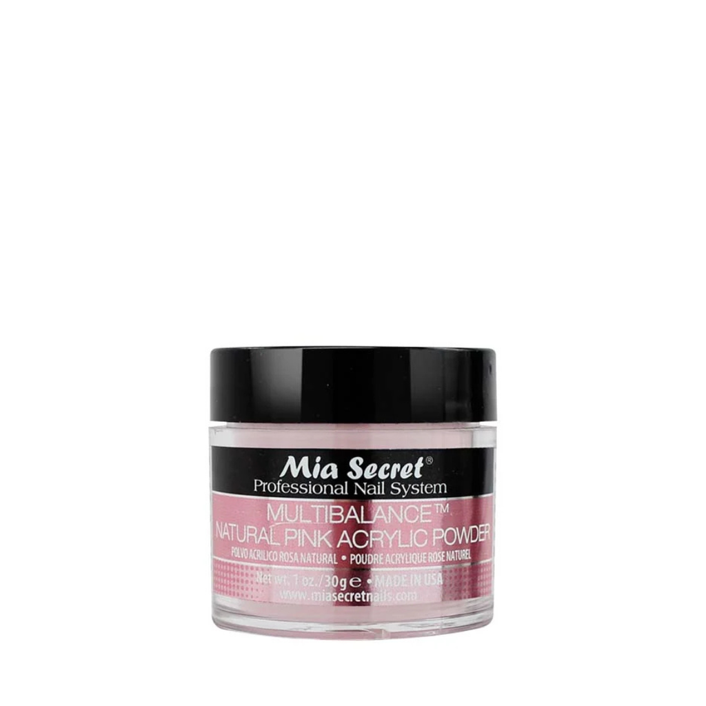Mia Secret Multibalance Natural Pink Acrylic Powder 1oz, 2oz y 4oz