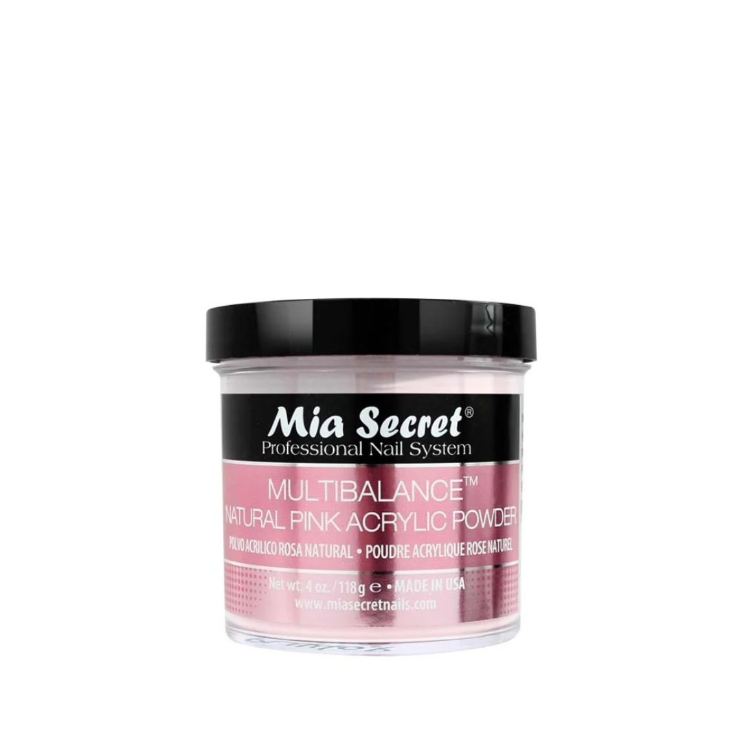 Mia Secret Multibalance Natural Pink Acrylic Powder 1oz, 2oz & 4oz