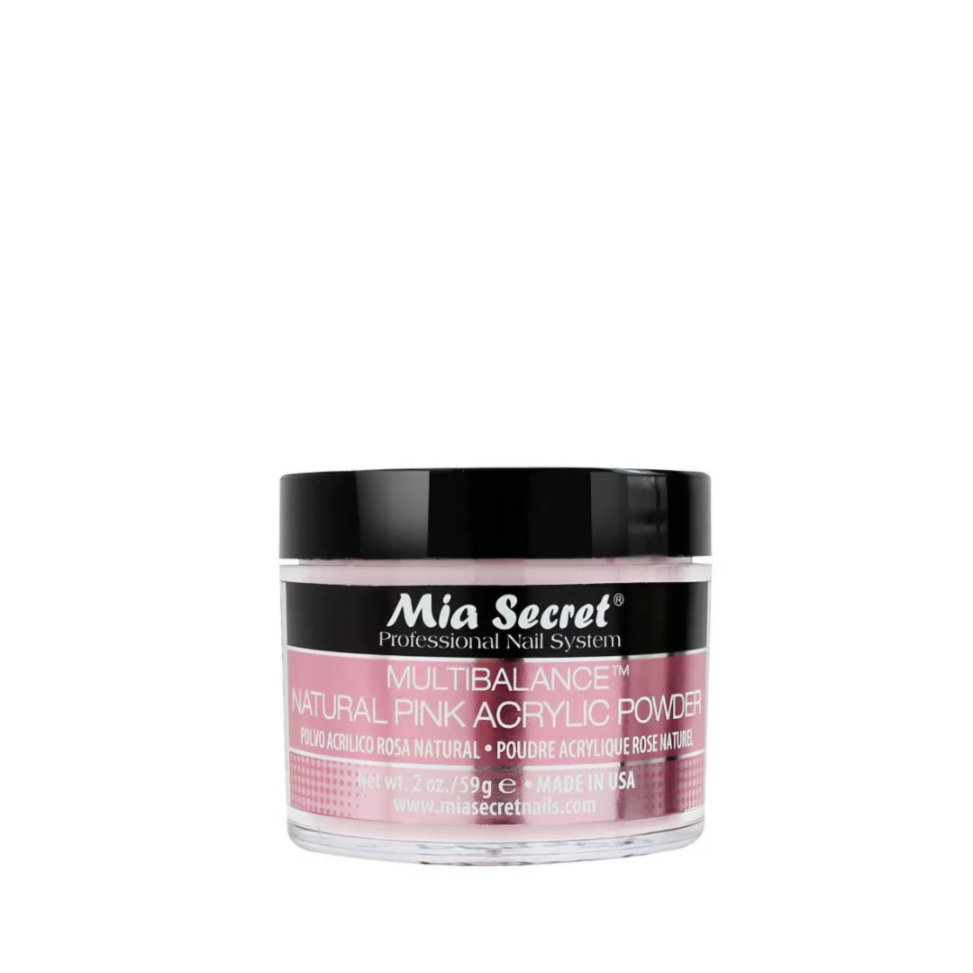 Mia Secret Multibalance Natural Pink Acrylic Powder 1oz, 2oz & 4oz