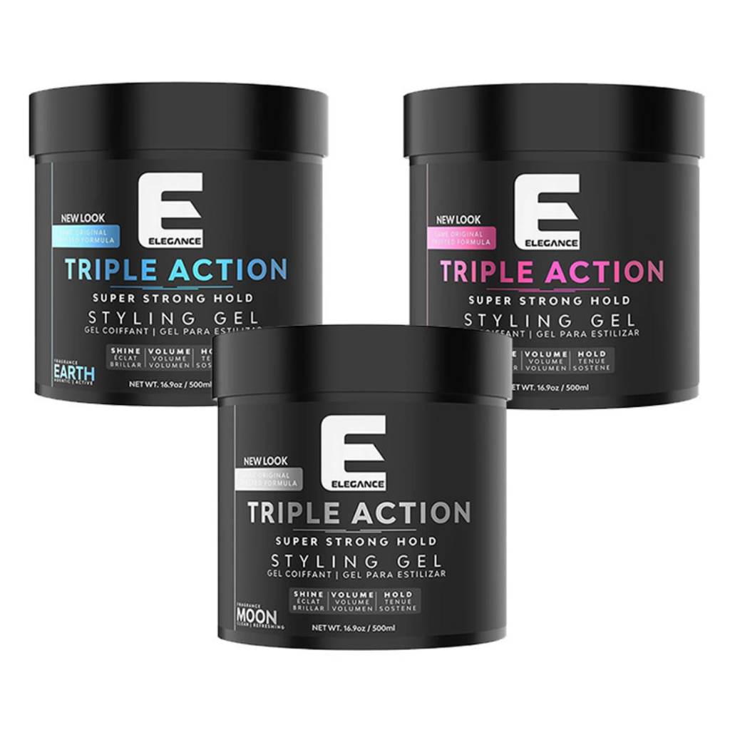Triple Action Super Strong Hold Hair Gel