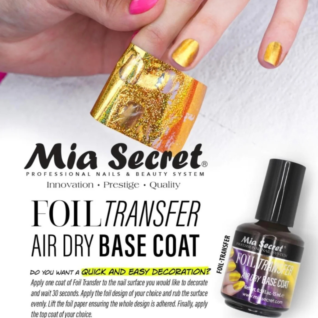 Mia Secret Foil Transfer Air Dry Base Coat