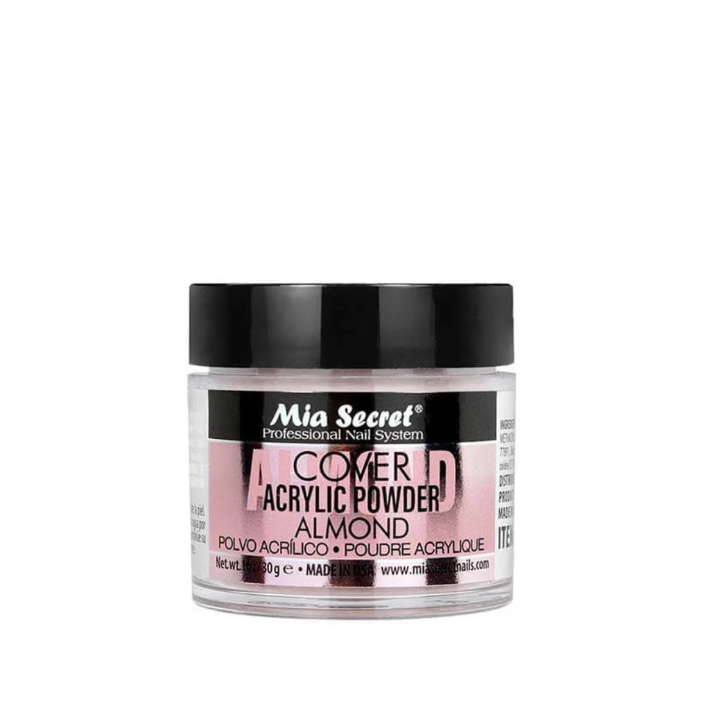 Mia Secret Cover Acrylic Powder Almond 1oz, 2oz y 4oz