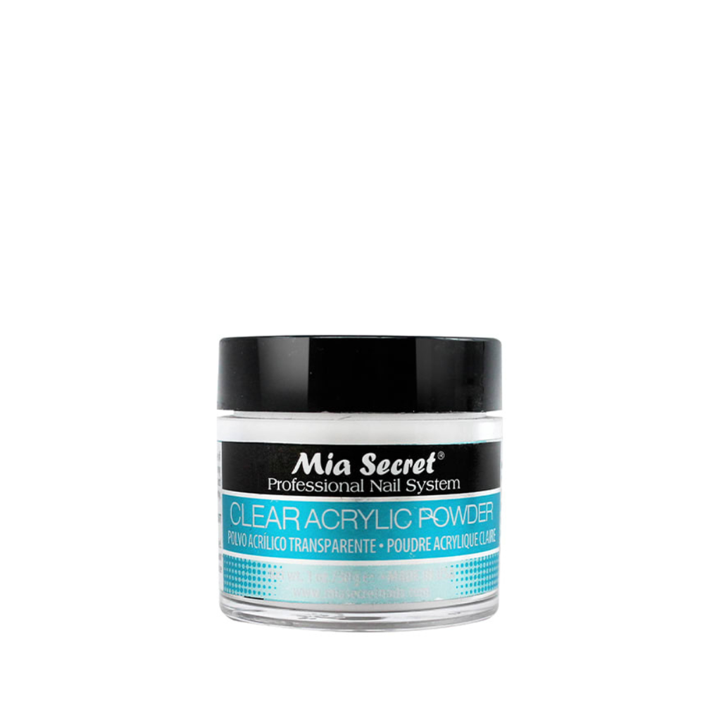 Mia Secret Clear Acrylic Nail Powder 1oz, 2oz, 4oz y 8oz