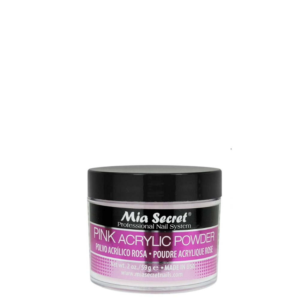 Mia Secret Pink Acrylic Nail Powder 1oz, 2oz, 4oz y 8oz