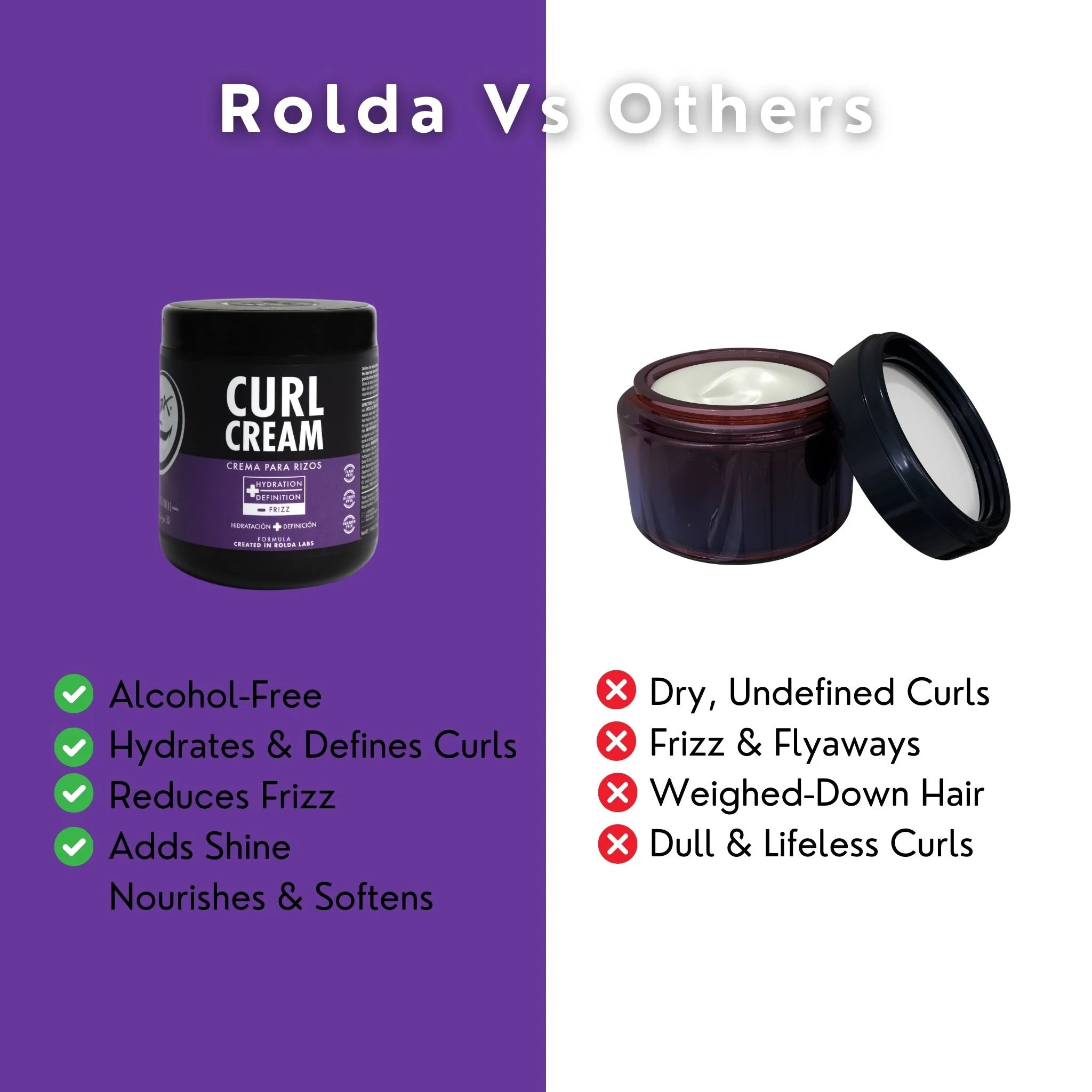 Rolda Curl Defining Cream – Crema Definidora de Rizos 500g
